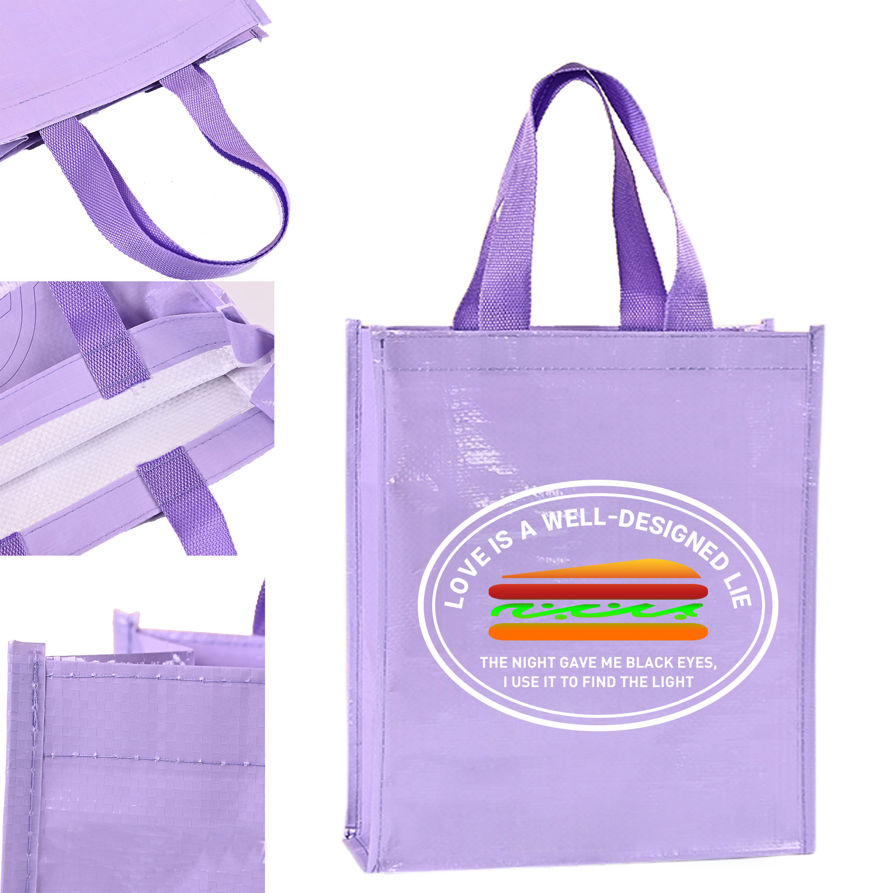 FlyFlyPromos - Laminated Shopping Tote Bag Image 1 - Promotional Product